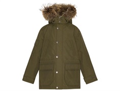 Ver de Terre dark olive winter jacket nordic  